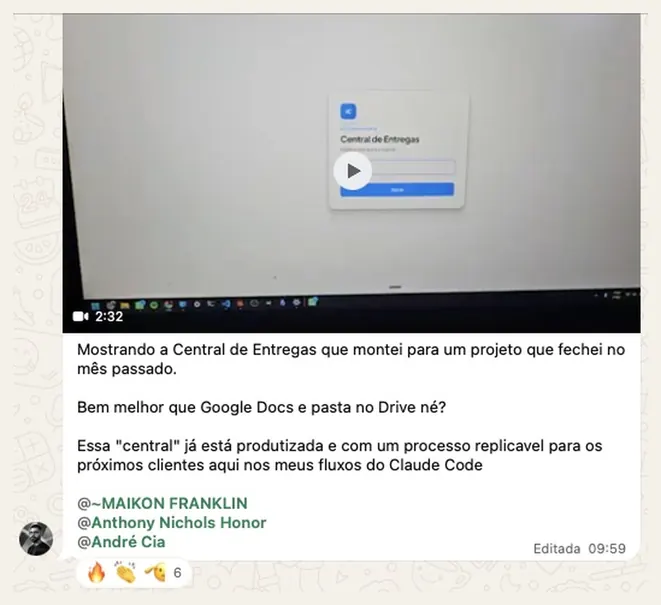 Maikon Franklin · central de entregas produtizada para os próximos clientes